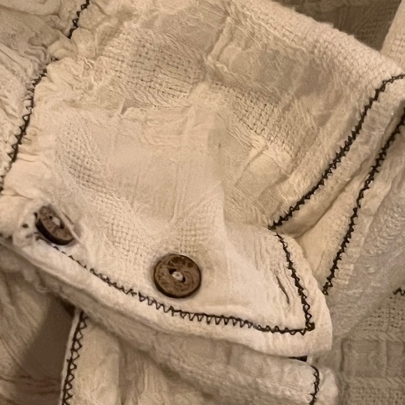 FREE PEOPLE GAUZE OVERSIZED - BLOUSE - Picture 4 of 10